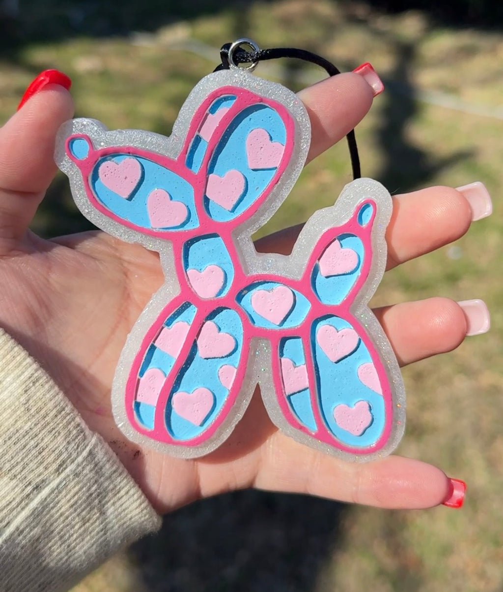 Heart Balloon Dog Freshie