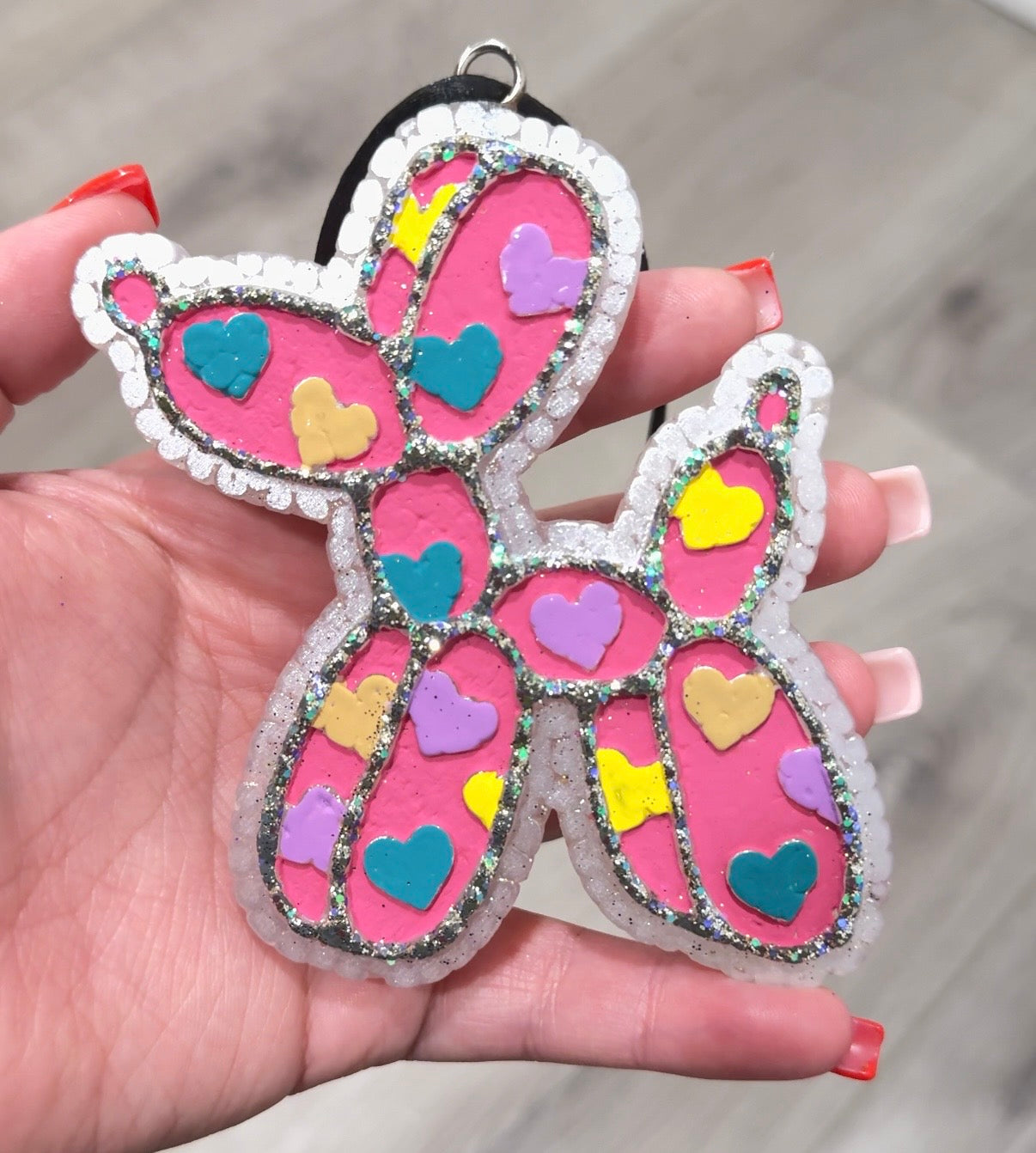 Heart Balloon Dog Freshie