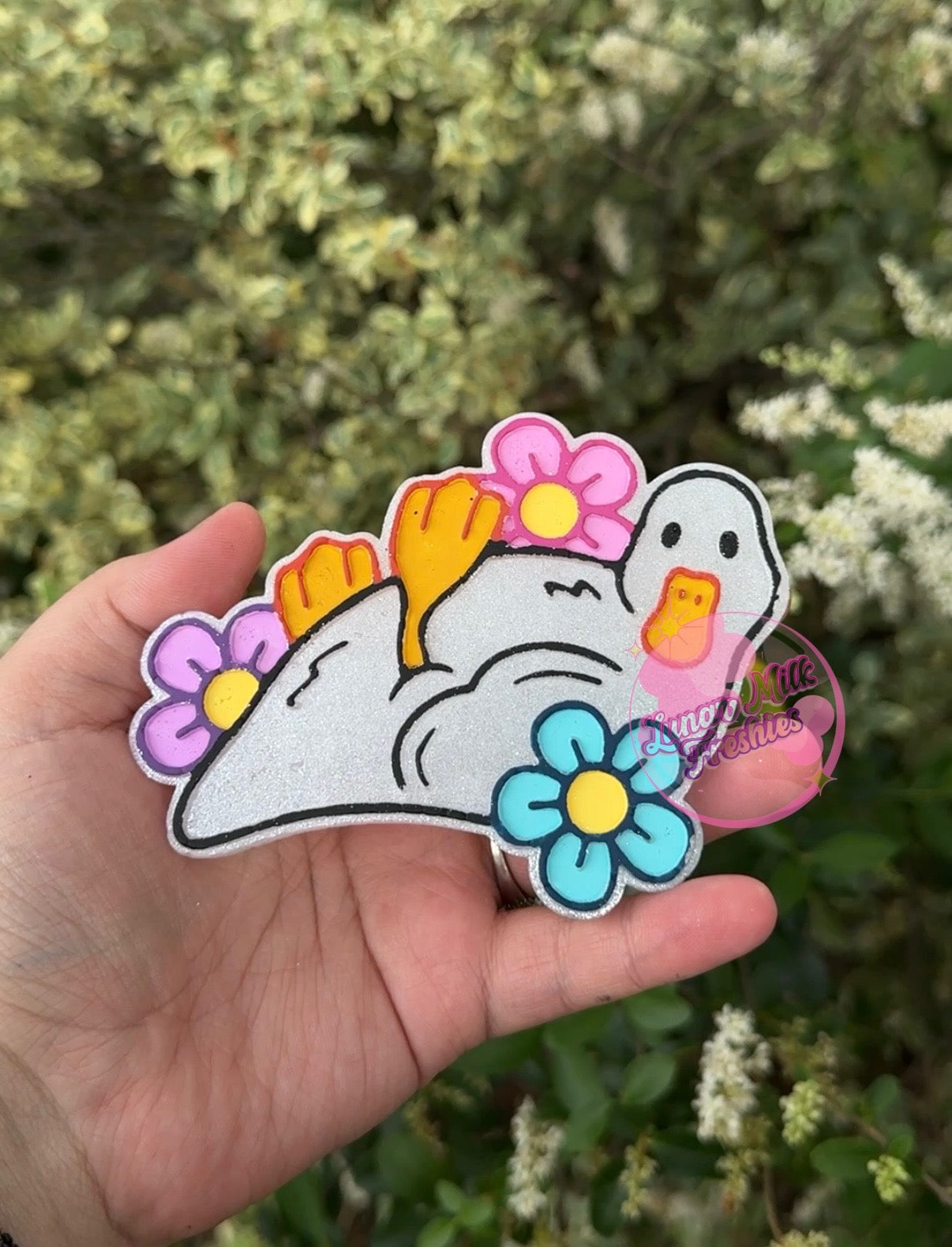 Floral Duck Freshie