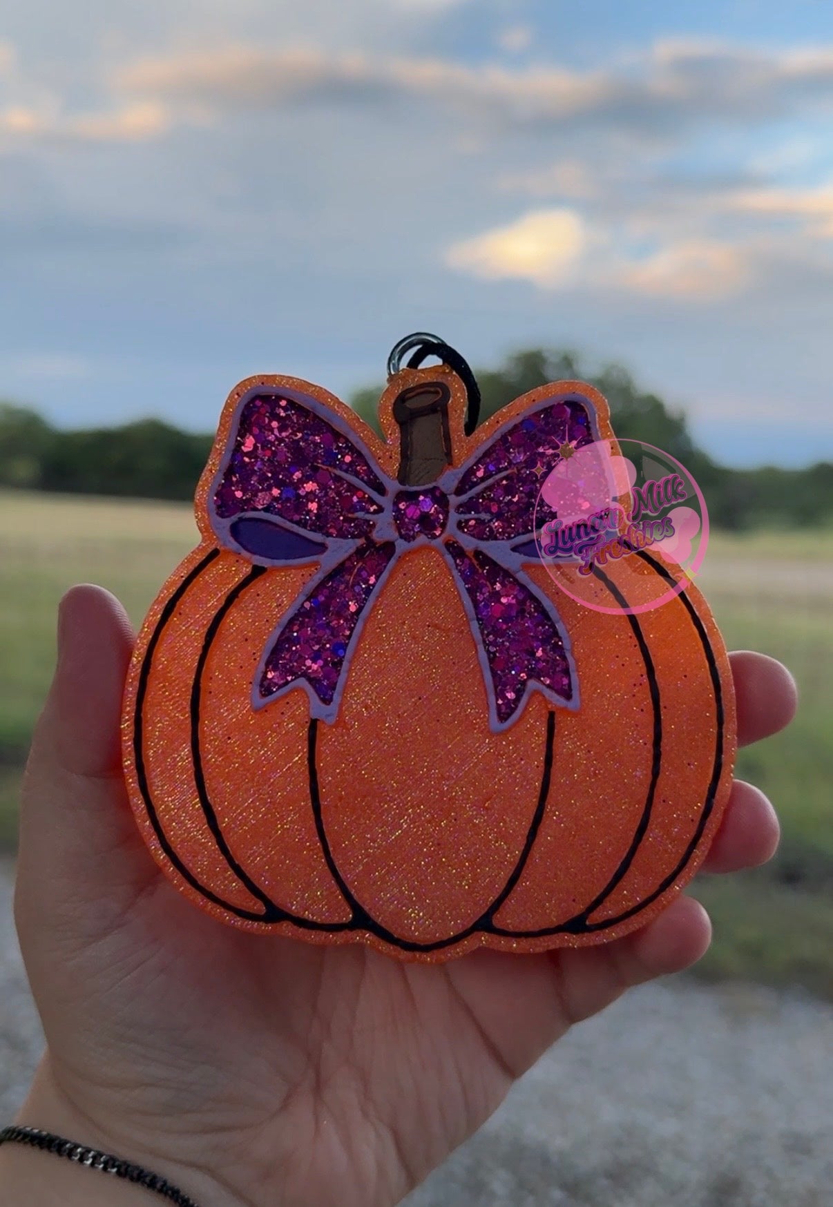 Pumpkin & Bow Freshie