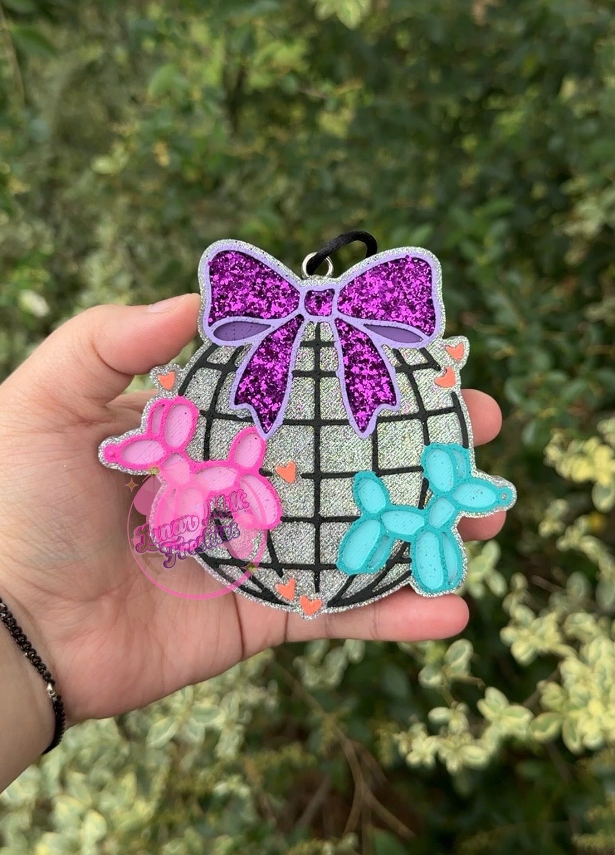 Disco Balloon Dog Freshie