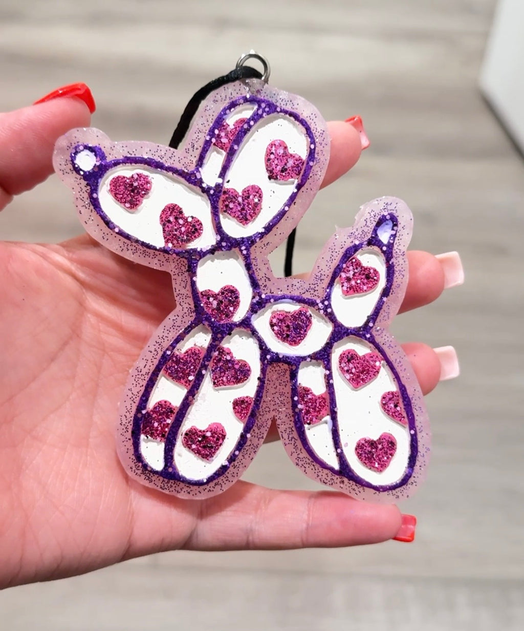 Heart Balloon Dog Freshie