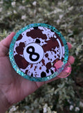 4” Circle 8Ball Freshie