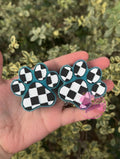 Checkered Dog Paw (Vent Clips)