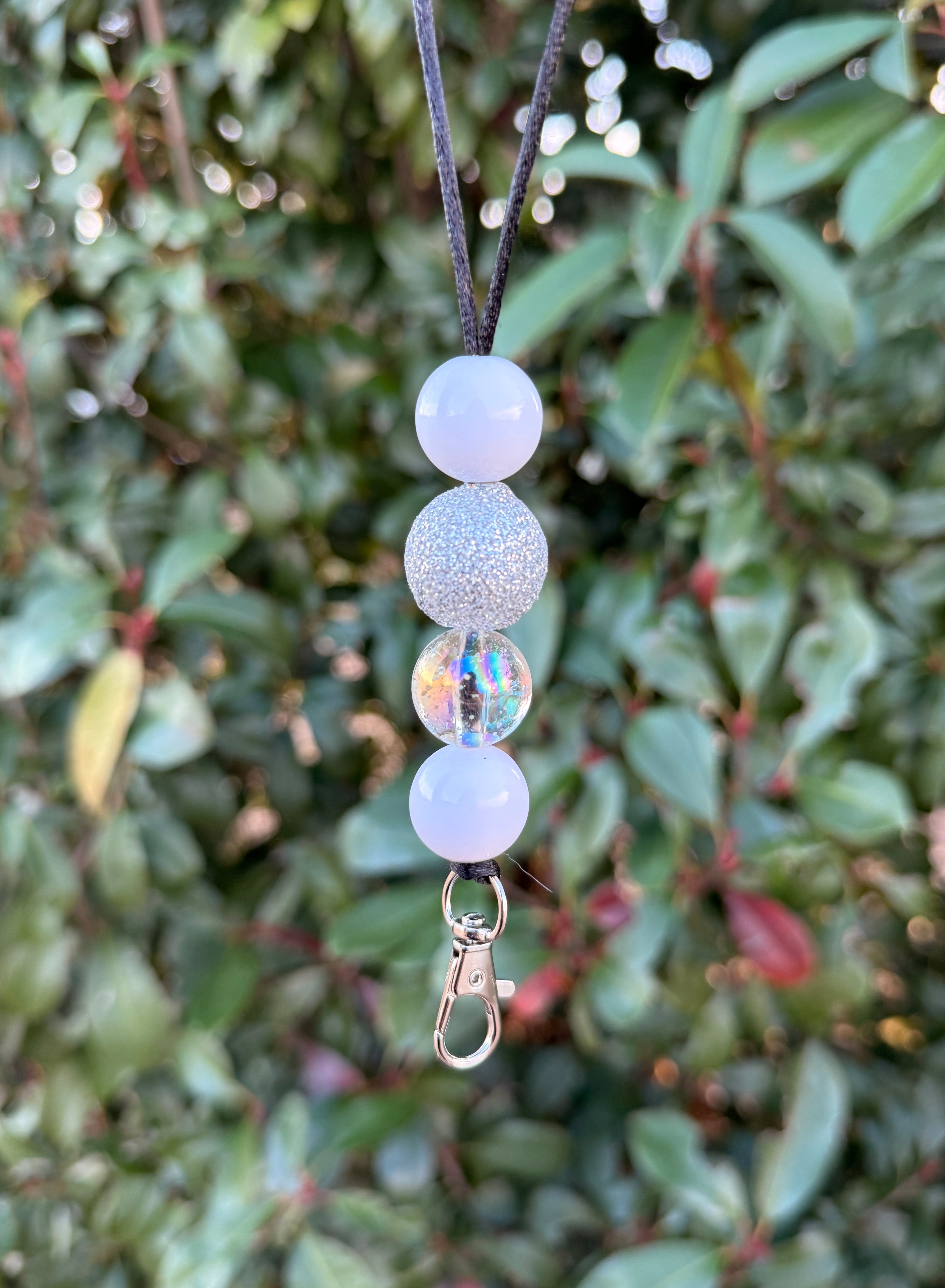 Silver & White Glitz Moonstrand